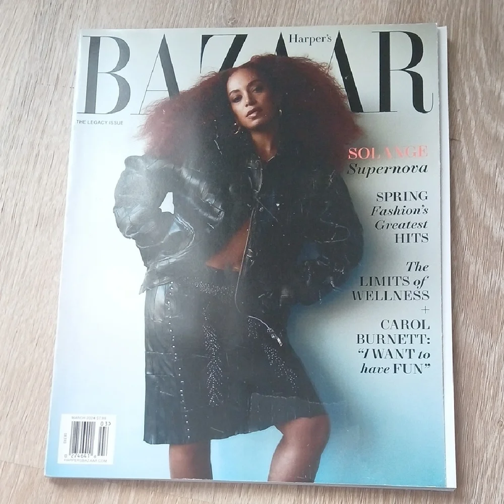 Harper's Bazaar USA Magazine March 2024 Super Nova Solange